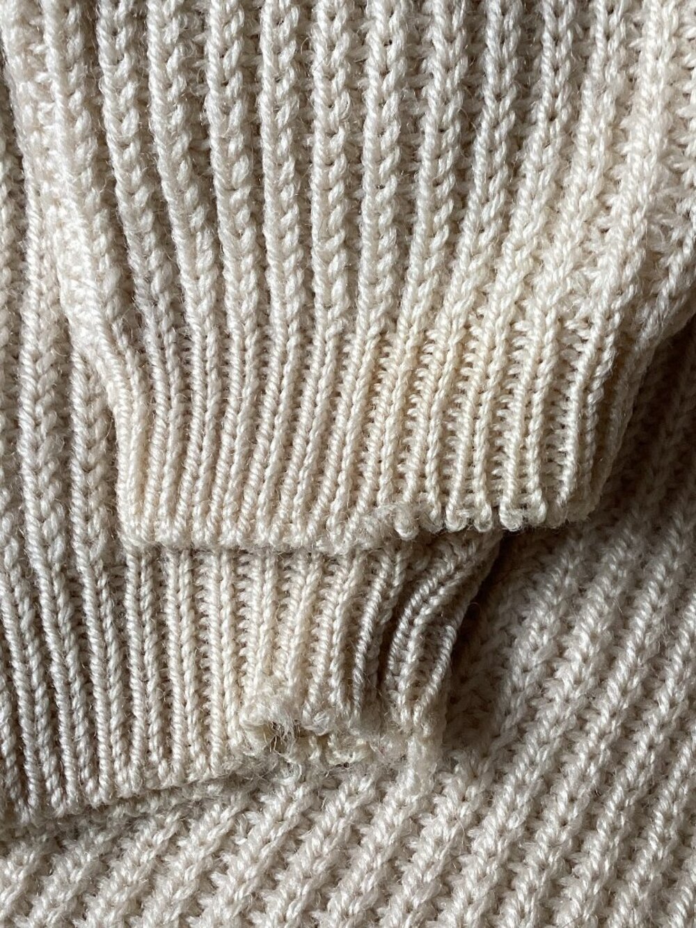 Vintage Charlottettown Pure Virgin Wool Cardigan Sweater Size 38 Crafting Crafts - Picture 10 of 11